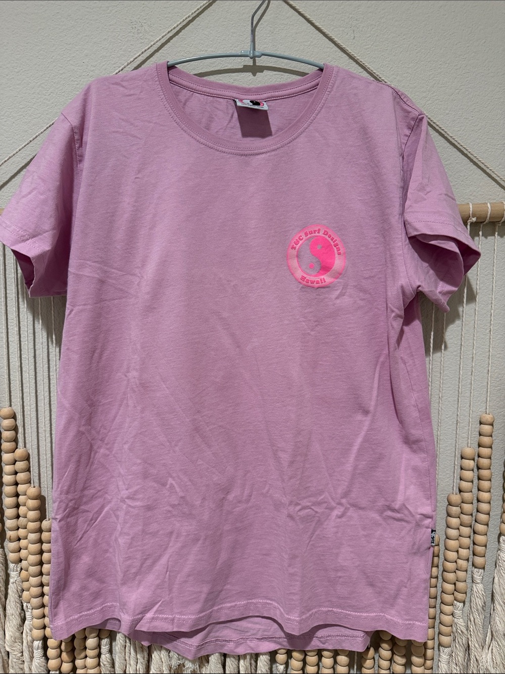 T&C Surf Designs Women’s Pink Organic Cotton Tee L